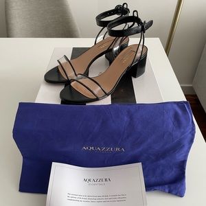 Aquazzurra Minimalist PVC Sandal Size 34 EU